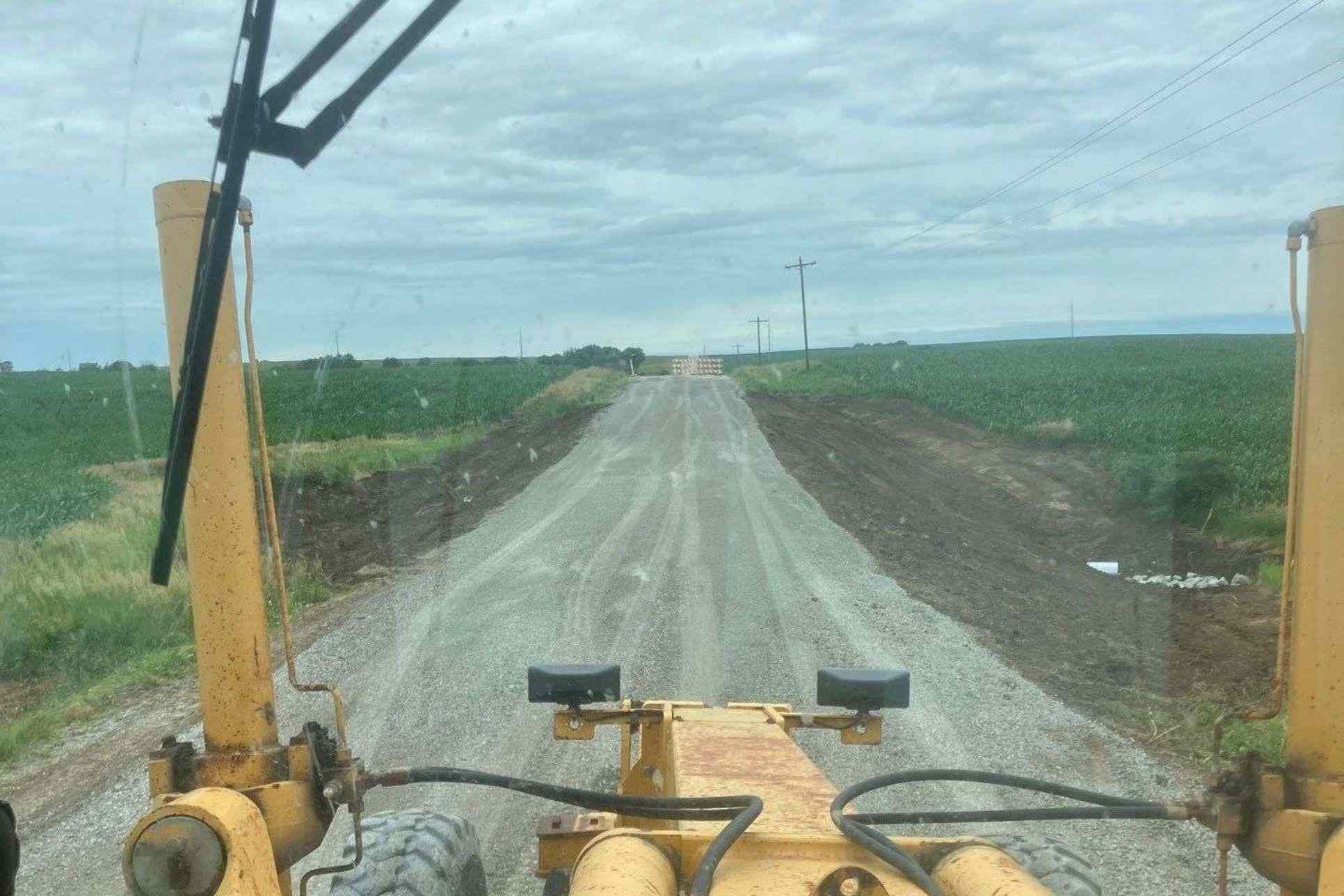 Excavation equipment at work in Lincoln, NE for Van Dorn Valley Construction